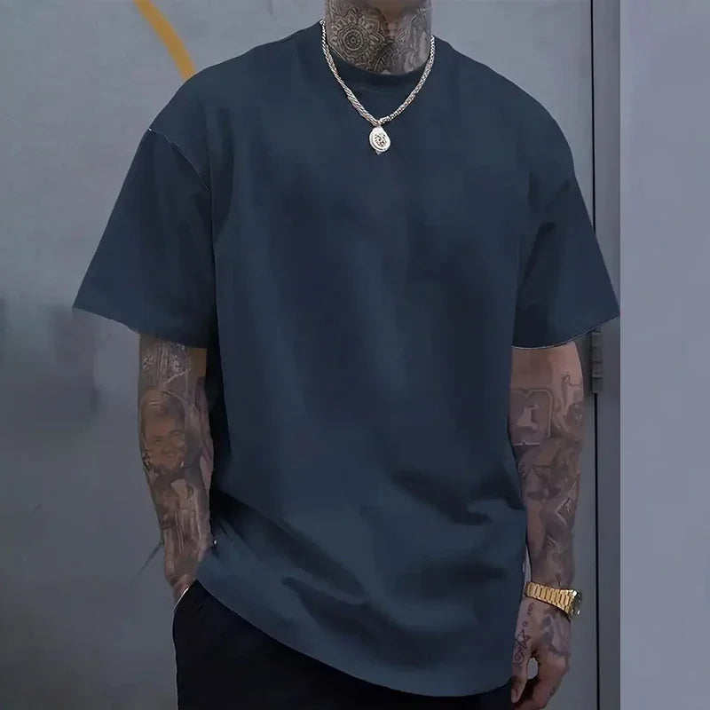 Men’s 100% Cotton T-Shirt – Soft, Cool, Urban Style 2025