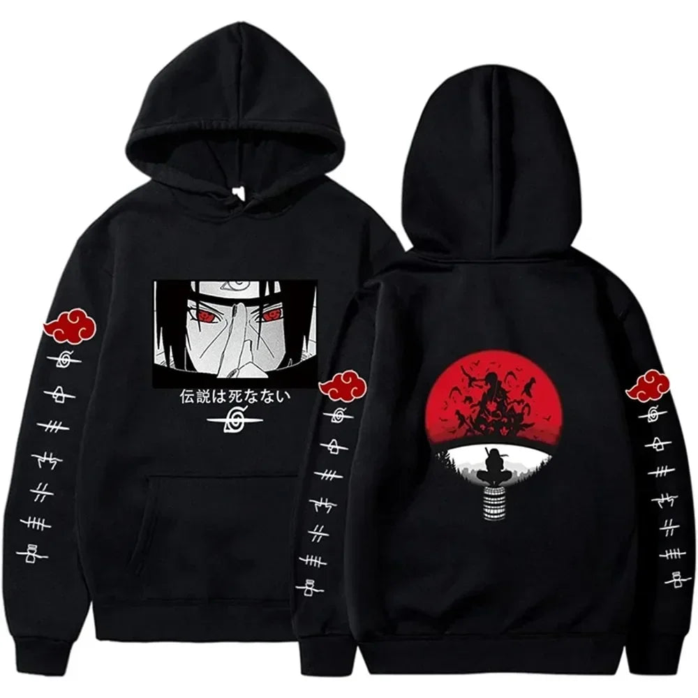 Anime Itachi Hoodie – Unisex Akatsuki Sweatshirt for Fall/Winter