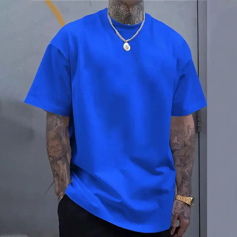 Men’s 100% Cotton T-Shirt – Soft, Cool, Urban Style 2025