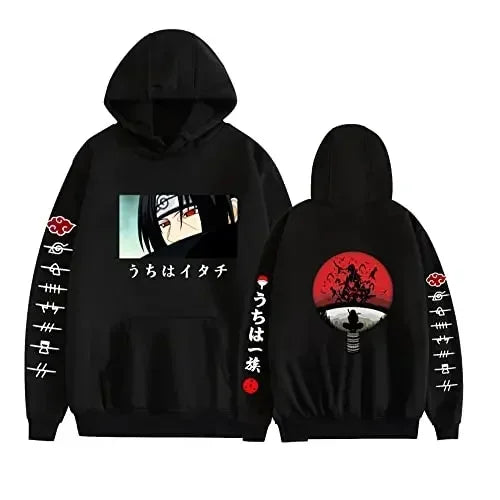 Anime Itachi Hoodie – Unisex Akatsuki Sweatshirt for Fall/Winter
