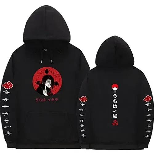Anime Itachi Hoodie – Unisex Akatsuki Sweatshirt for Fall/Winter