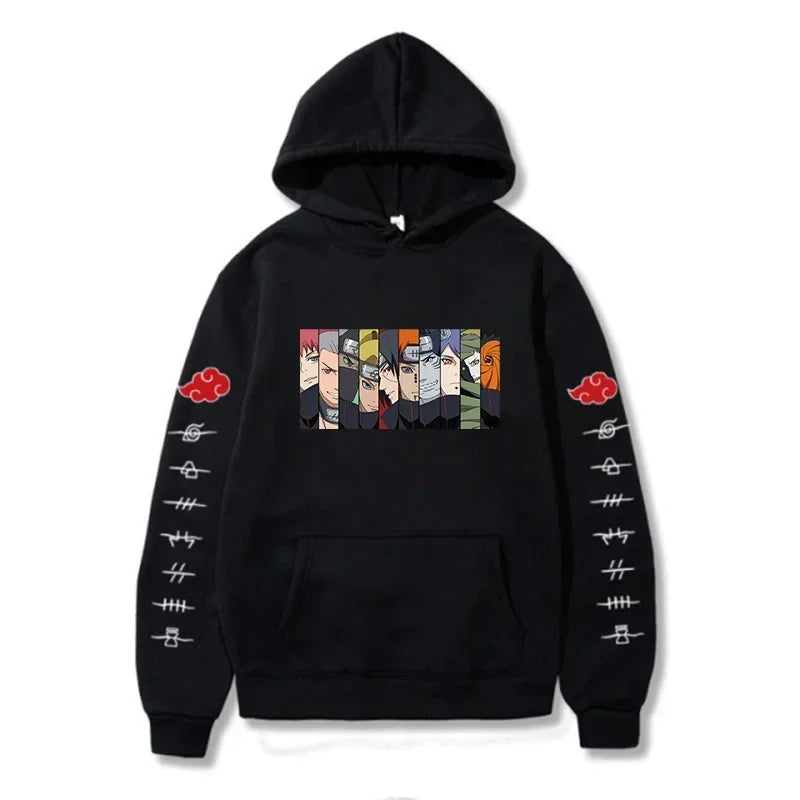 Anime Itachi Hoodie – Unisex Akatsuki Sweatshirt for Fall/Winter