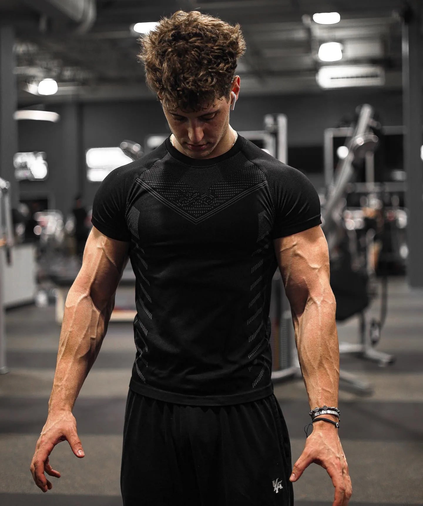 Men’s Quick-Dry Spandex Running T-Shirt – Short Sleeve Gym Fitness Top