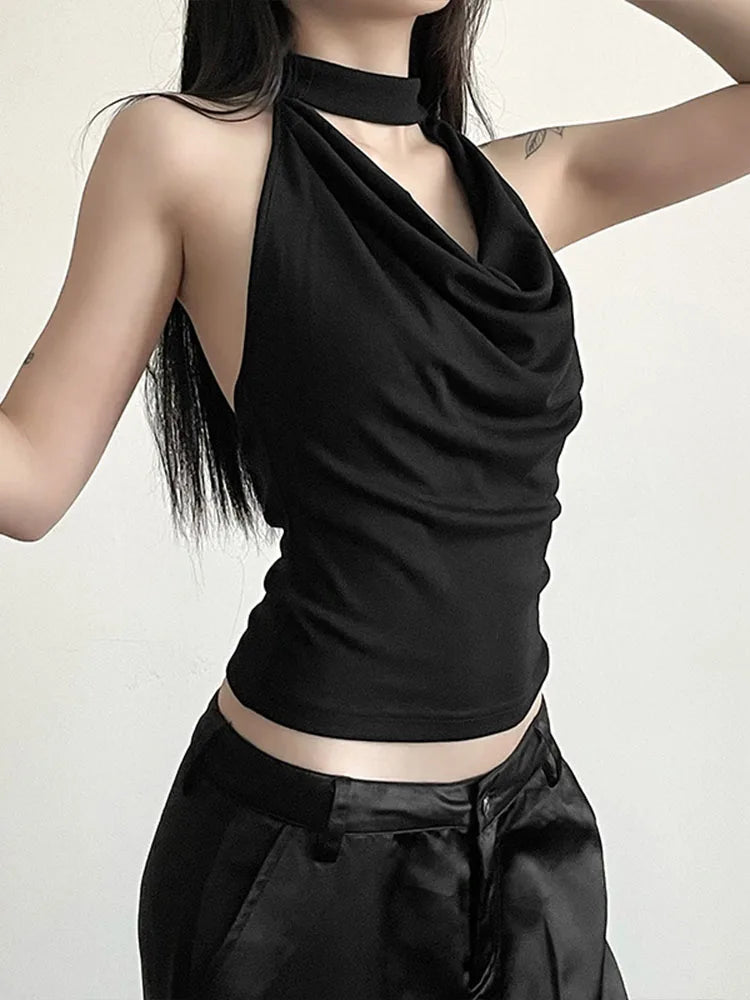 Women Halter Vest Summer Streetwear
