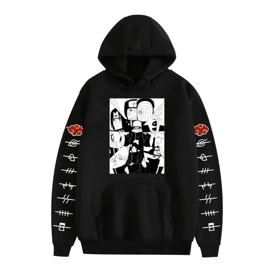 Anime Itachi Hoodie – Unisex Akatsuki Sweatshirt for Fall/Winter