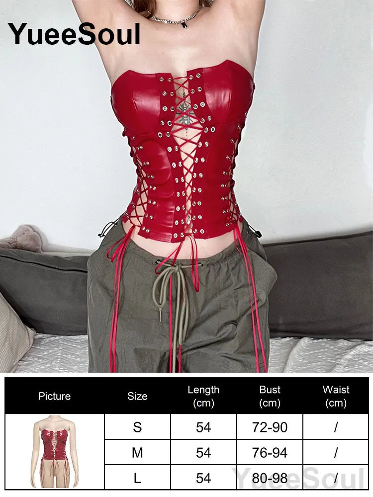 Sexy Slim Tube Crop Top Y2K