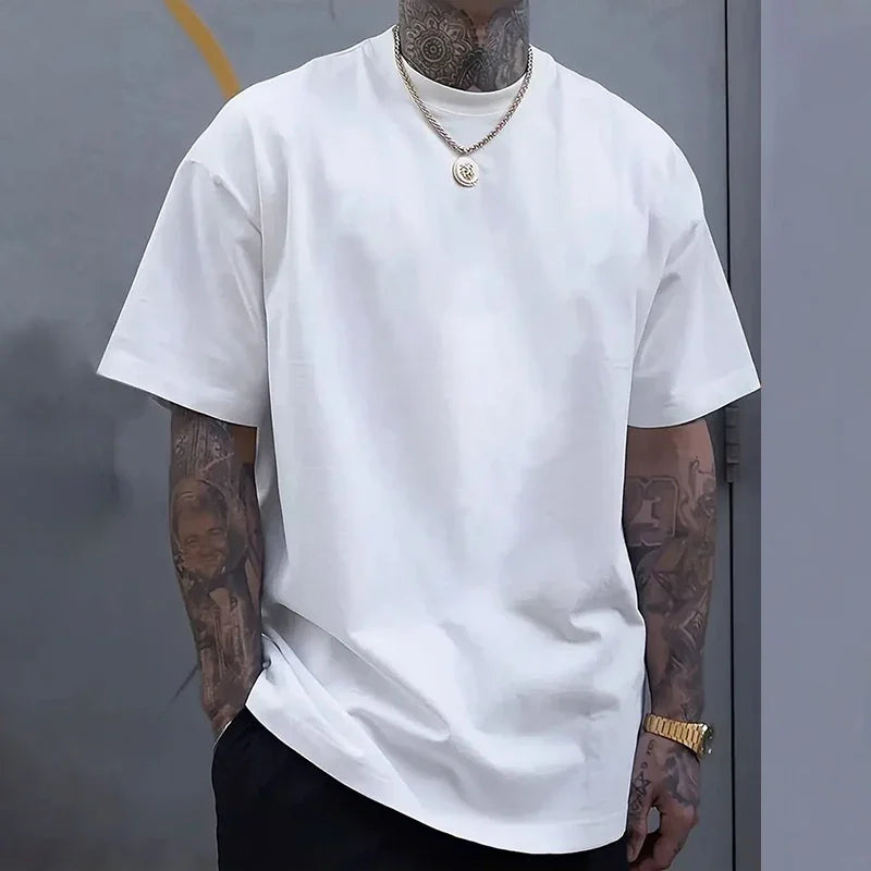 Men’s 100% Cotton T-Shirt – Soft, Cool, Urban Style 2025