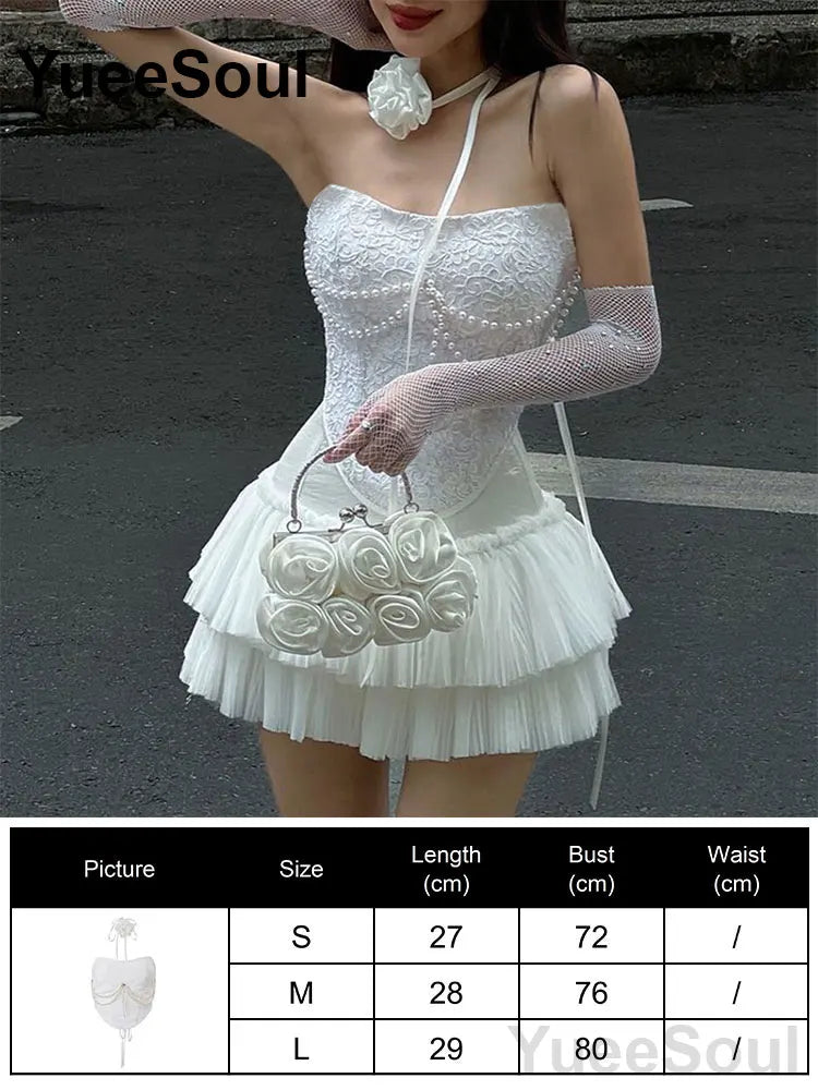 Sexy Slim Tube Crop Top Y2K