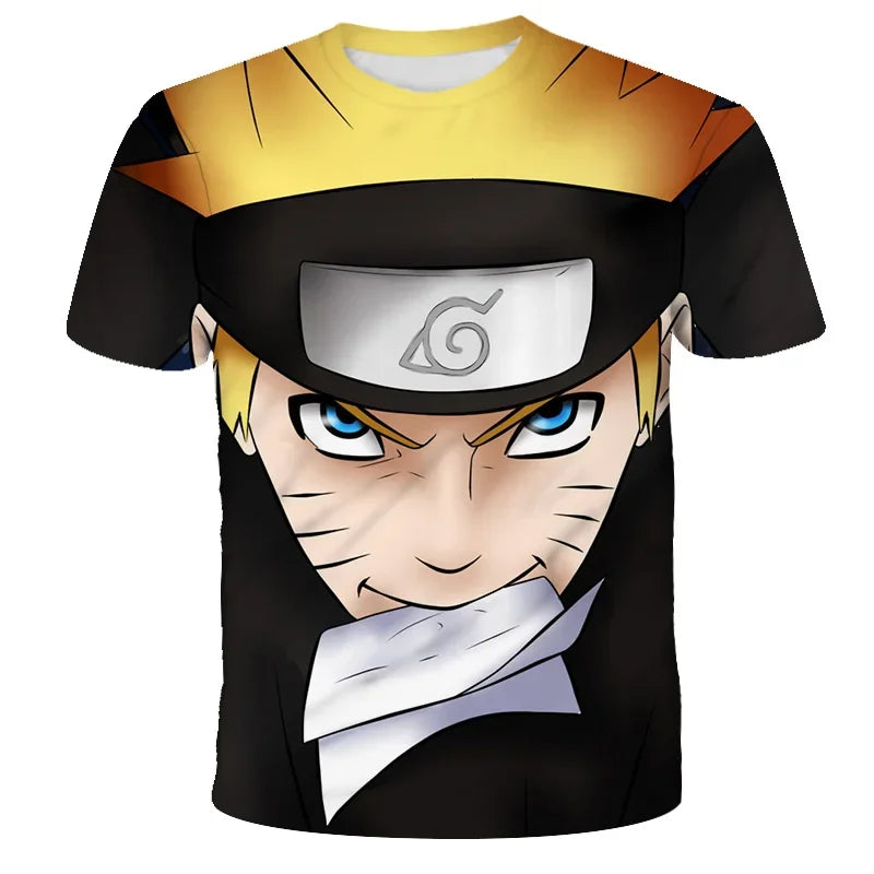 Anime 3D Print Tee Unisex