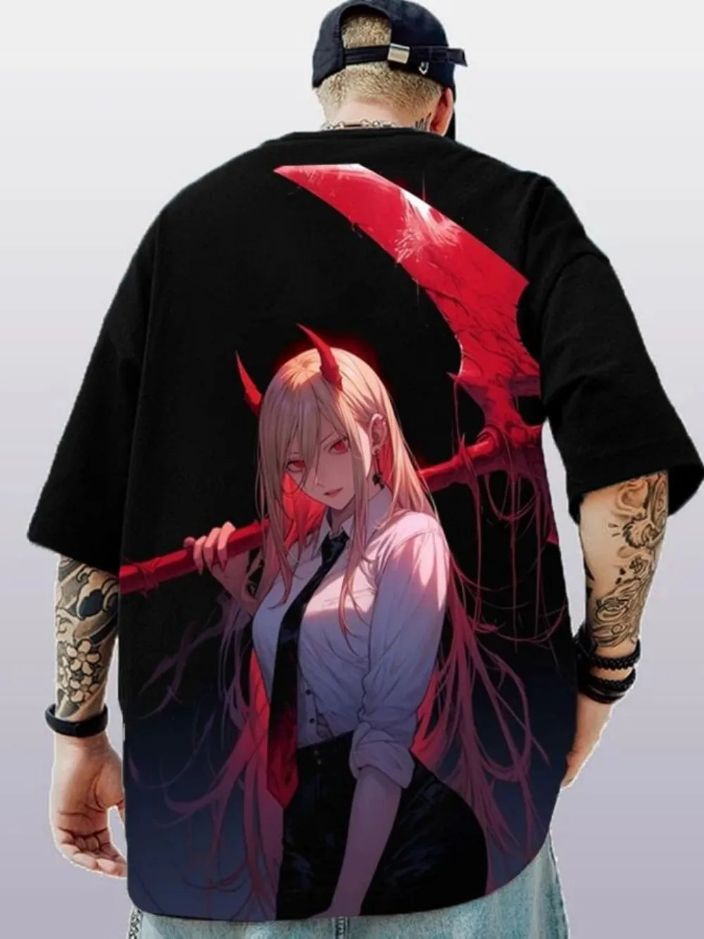 Men’s Quick-Dry Anime Print T-Shirt – Breathable Outdoor Tee
