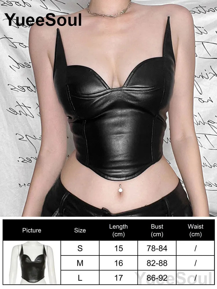 Sexy Slim Tube Crop Top Y2K