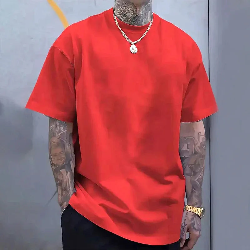 Men’s 100% Cotton T-Shirt – Soft, Cool, Urban Style 2025