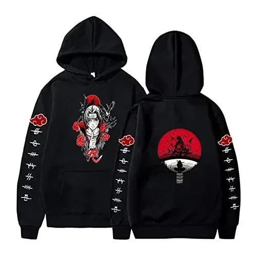 Anime Itachi Hoodie – Unisex Akatsuki Sweatshirt for Fall/Winter