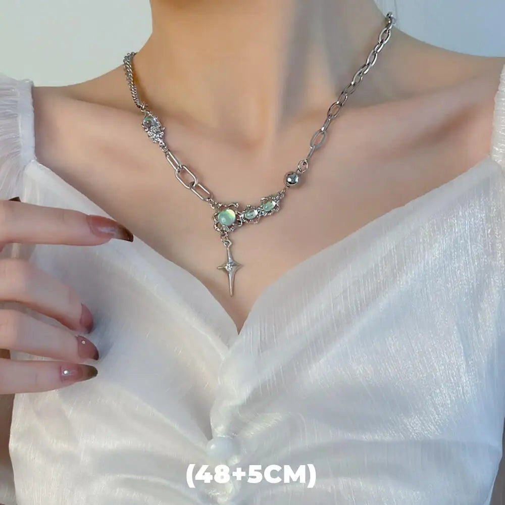 Hip Hop Star Pendant Necklace Unisex