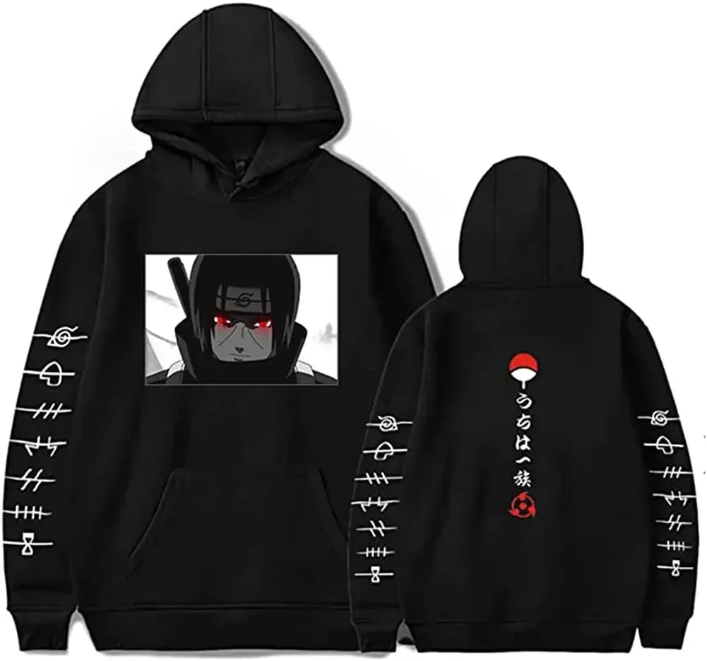Anime Itachi Hoodie – Unisex Akatsuki Sweatshirt for Fall/Winter