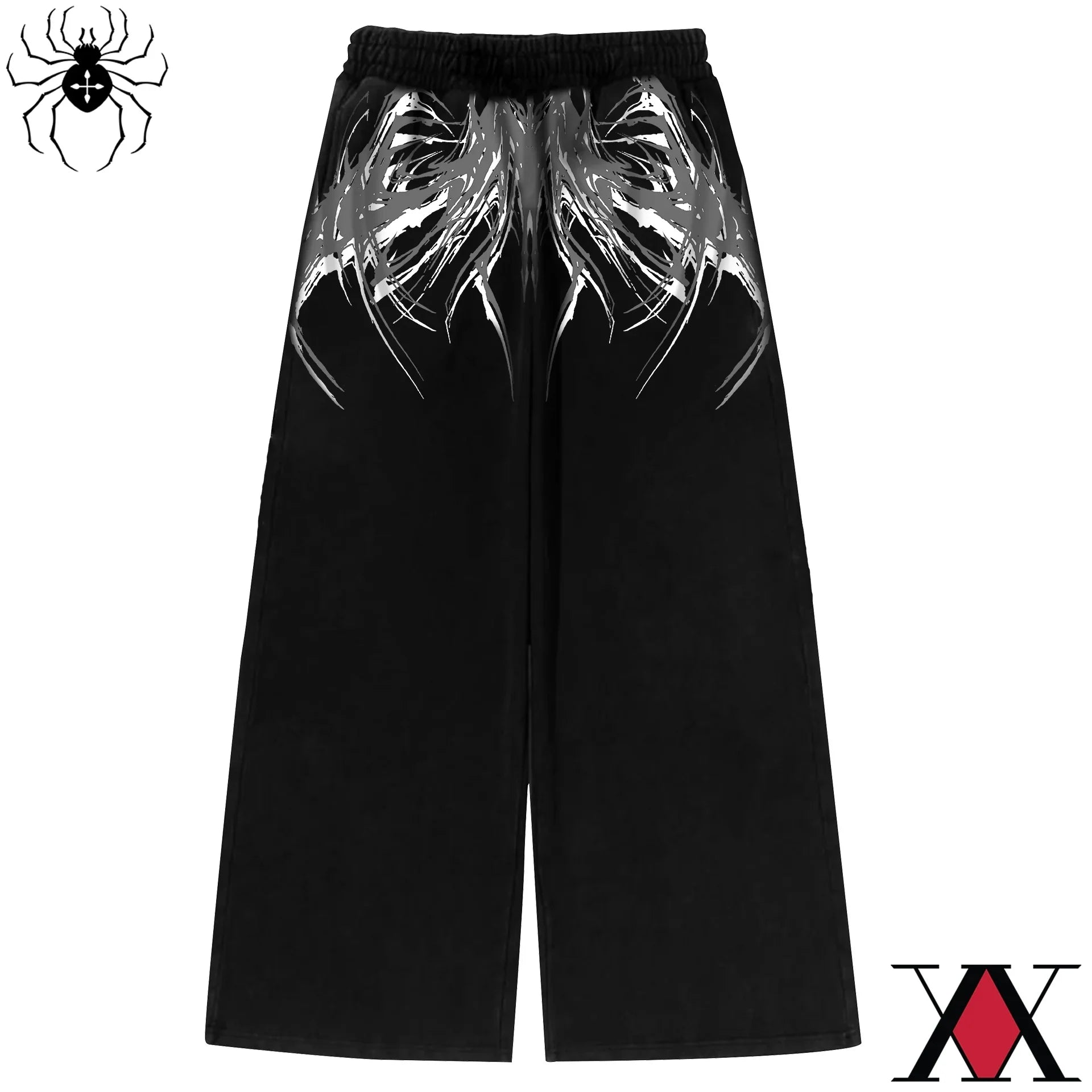 Anime Cloud Print Wide - Leg Pants – Unisex Harajuku Streetwear - Lia_Store