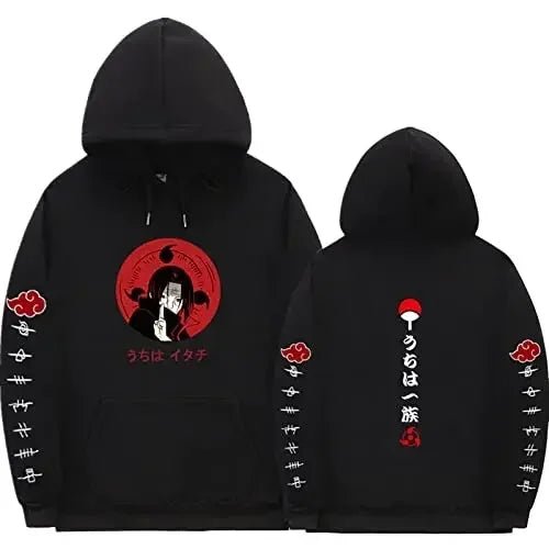 Anime Itachi Hoodie – Unisex Akatsuki Sweatshirt for Fall/Winter - Lia_Store