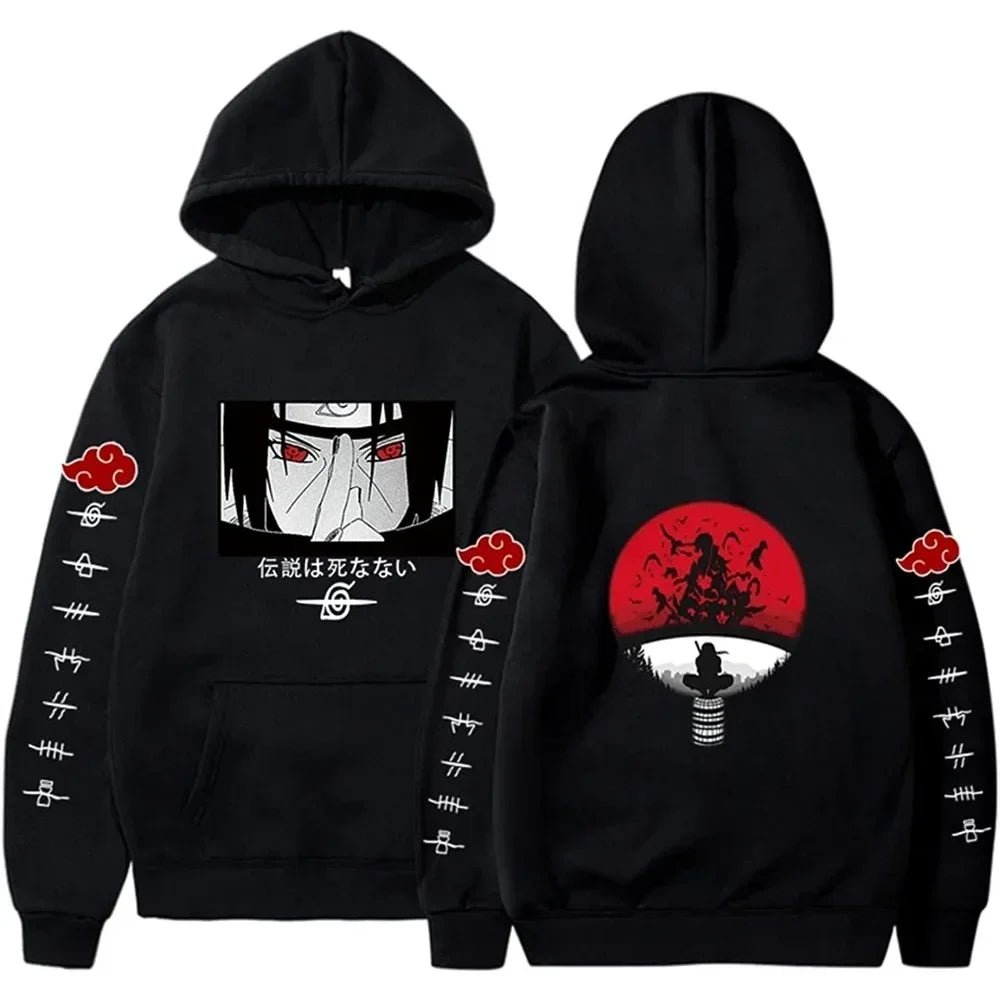 Anime Itachi Hoodie – Unisex Akatsuki Sweatshirt for Fall/Winter - Lia_Store