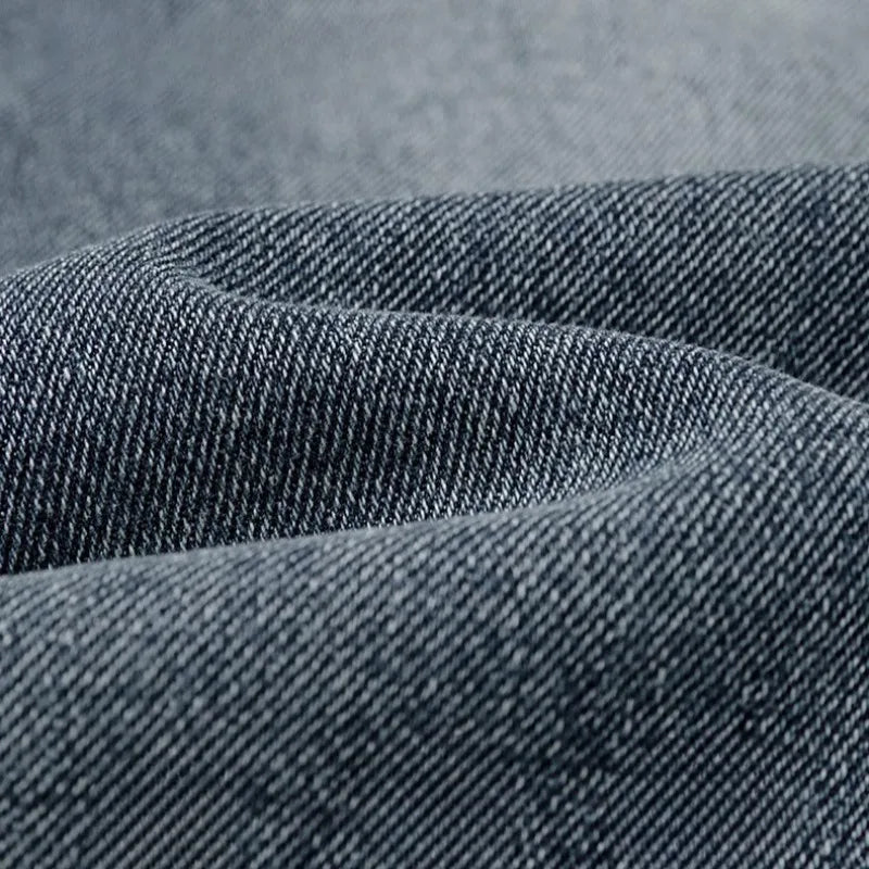 Boys’ Wide - Leg Jeans (4–12Y) – 2025 Spring/Autumn Cotton Denim Pants - Lia_Store