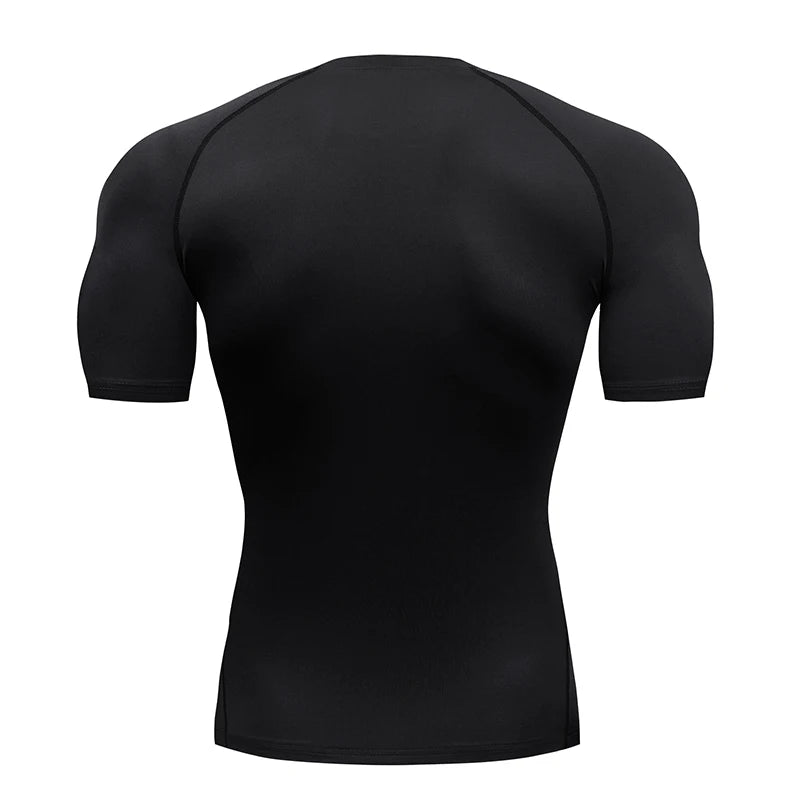 Compression Sport T-Shirt Men Gym - Lia_Store