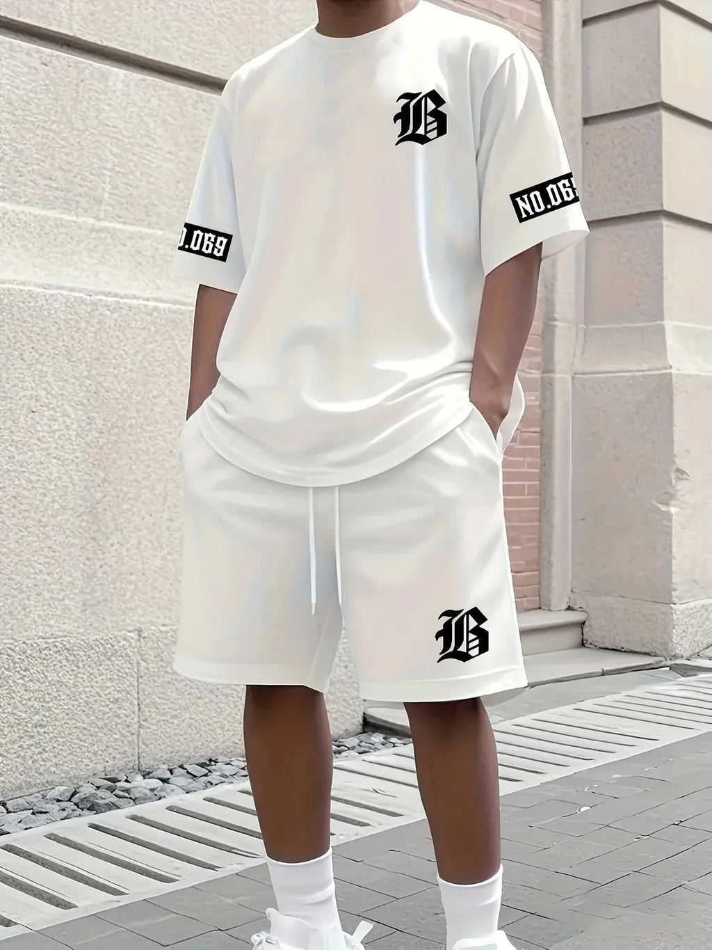 Fashion Casual Men Short Set - Lia_Store
