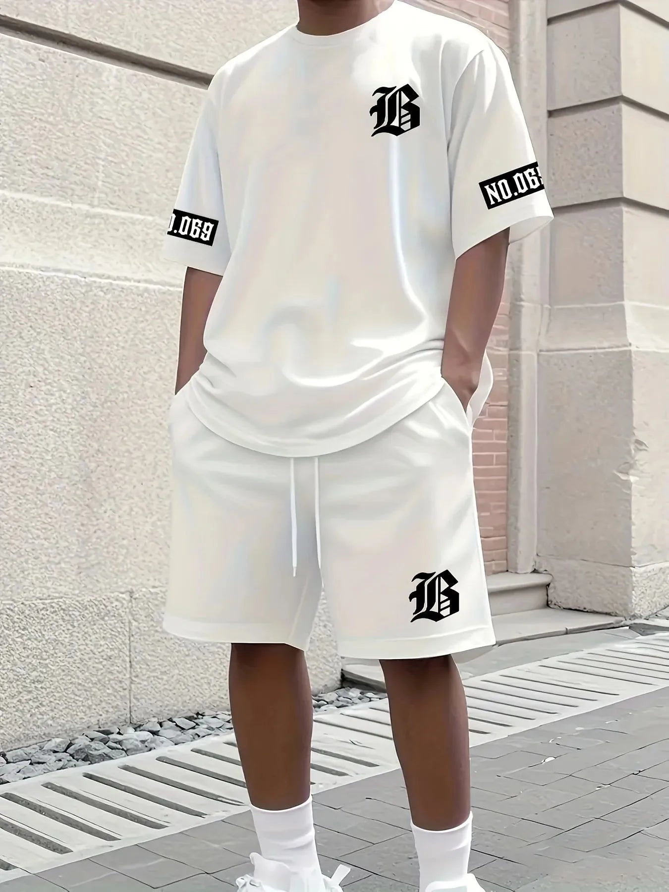 Fashion Casual Men Short Set - Lia_Store