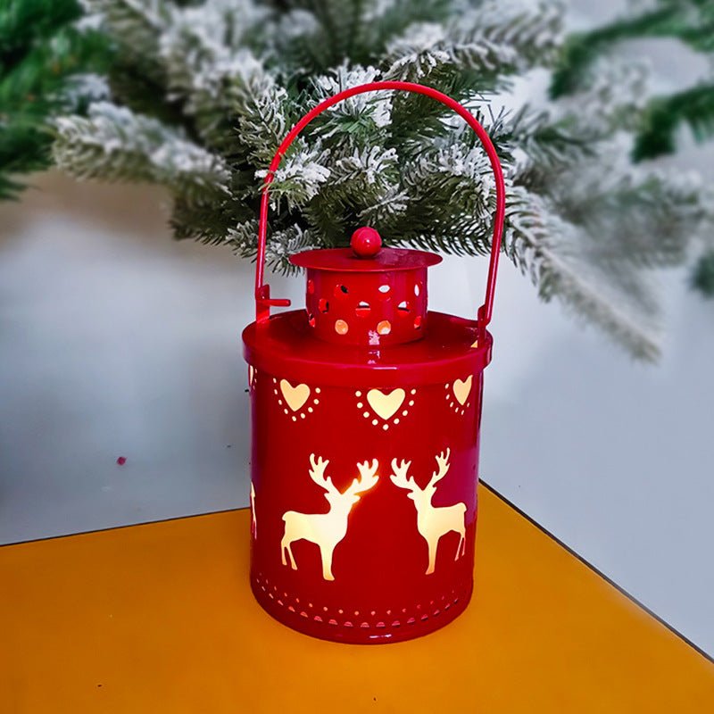 LED Christmas Candle Lantern – Nordic Style Holiday Decoration - Lia_Store