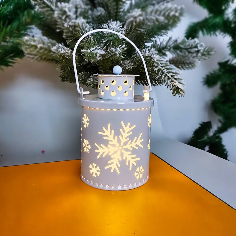 LED Christmas Candle Lantern – Nordic Style Holiday Decoration - Lia_Store