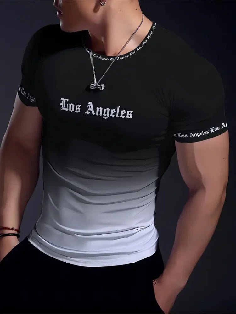 Men’s 3D Printed Racing Sports T-Shirt Gym - Lia_Store