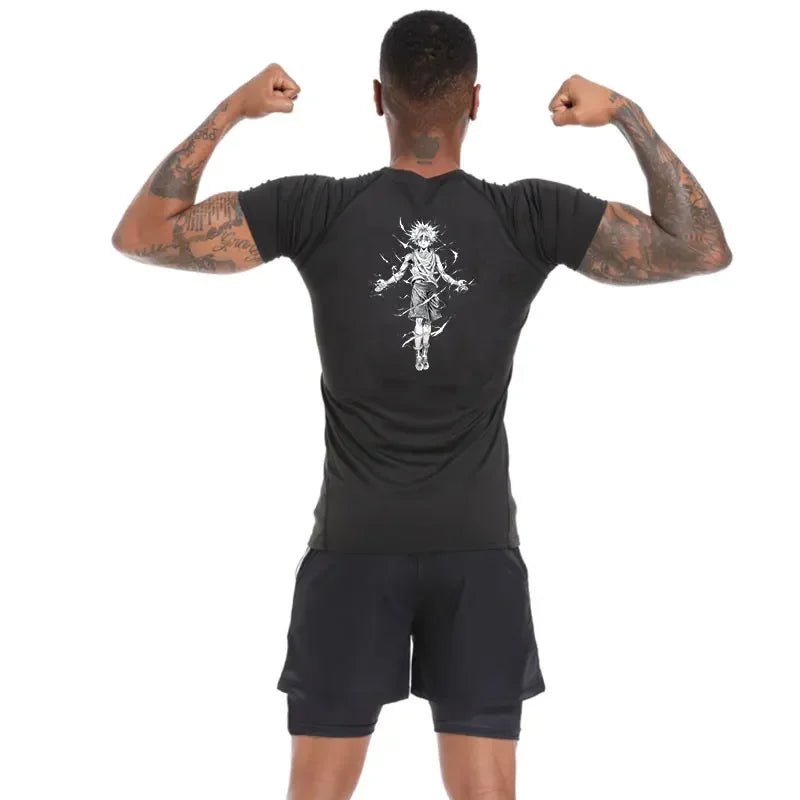 Men’s Anime Compression T-Shirt Gym - Lia_Store