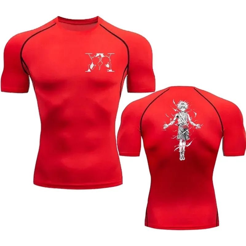 Men’s Anime Compression T-Shirt Gym - Lia_Store