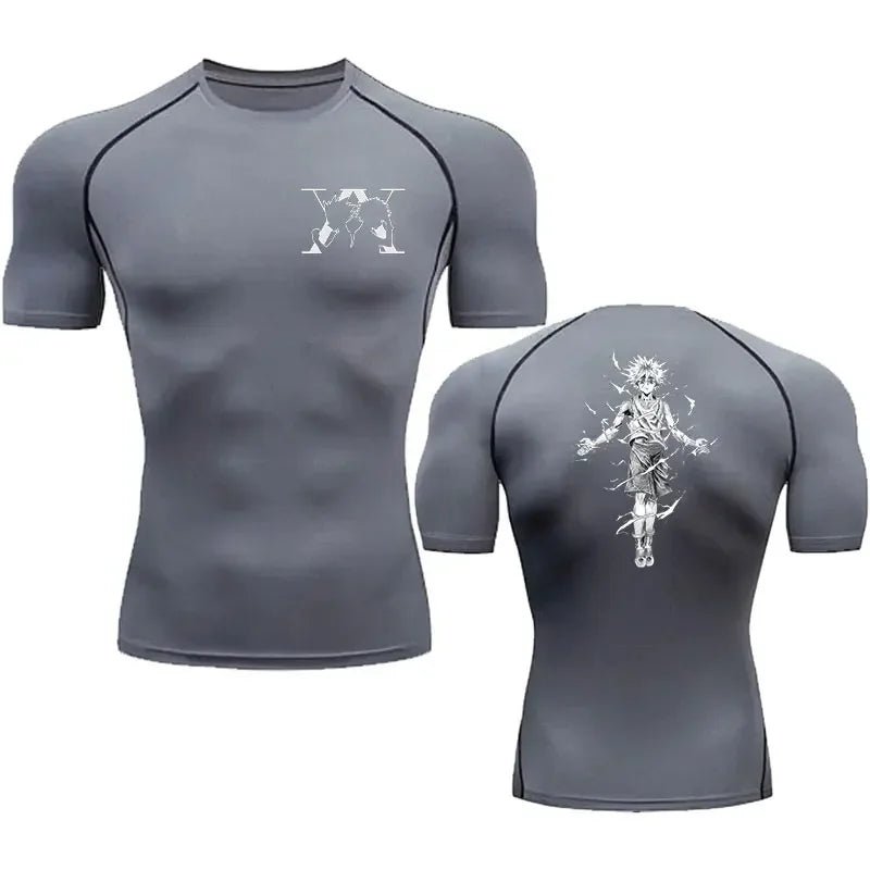 Men’s Anime Compression T-Shirt Gym - Lia_Store
