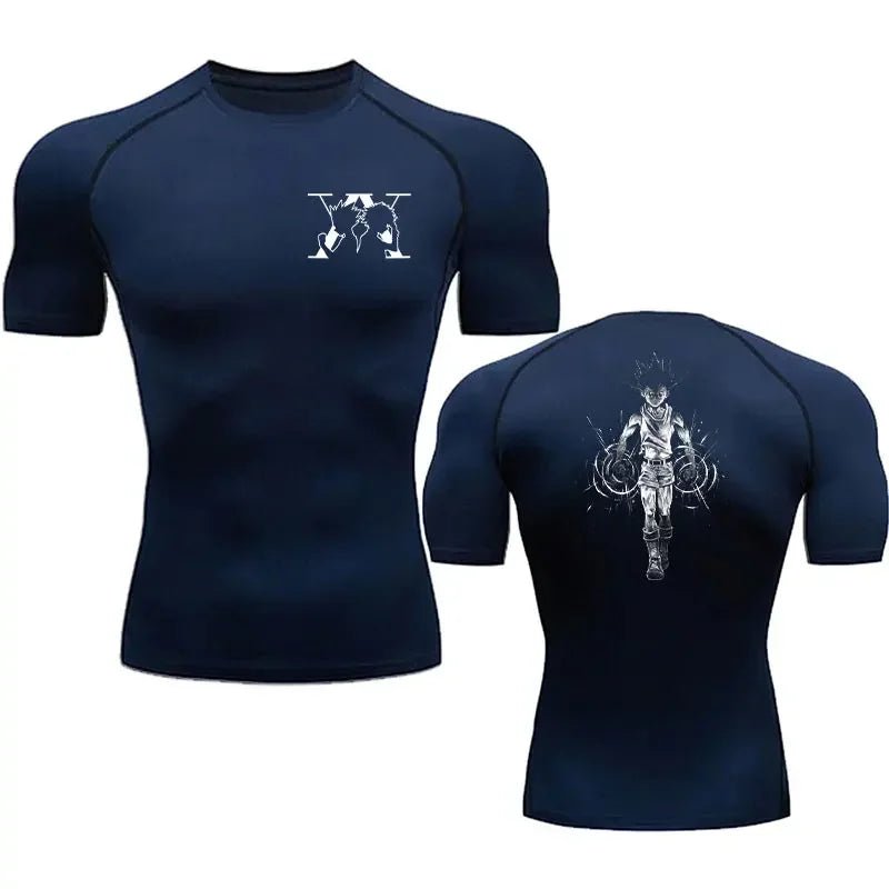 Men’s Anime Compression T-Shirt Gym - Lia_Store