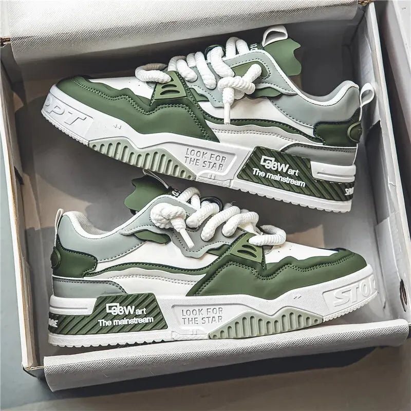 Men’s Casual Non - Slip Lace - Up Sneakers – Comfortable Outdoor Shoes - Lia_Store