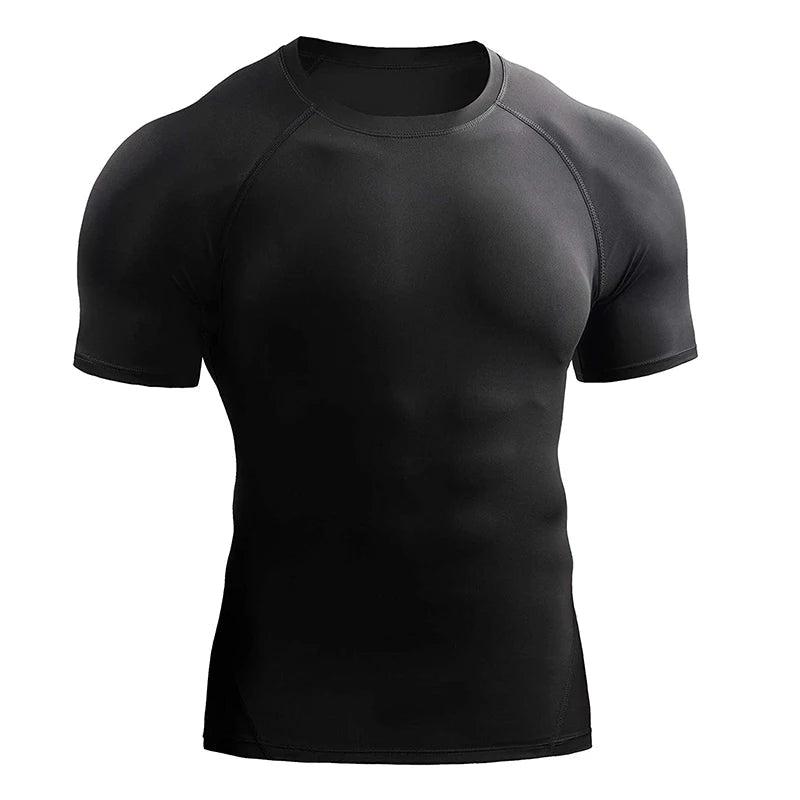 Men’s Compression Quick - Dry Sports T-Shirt Gym - Lia_Store