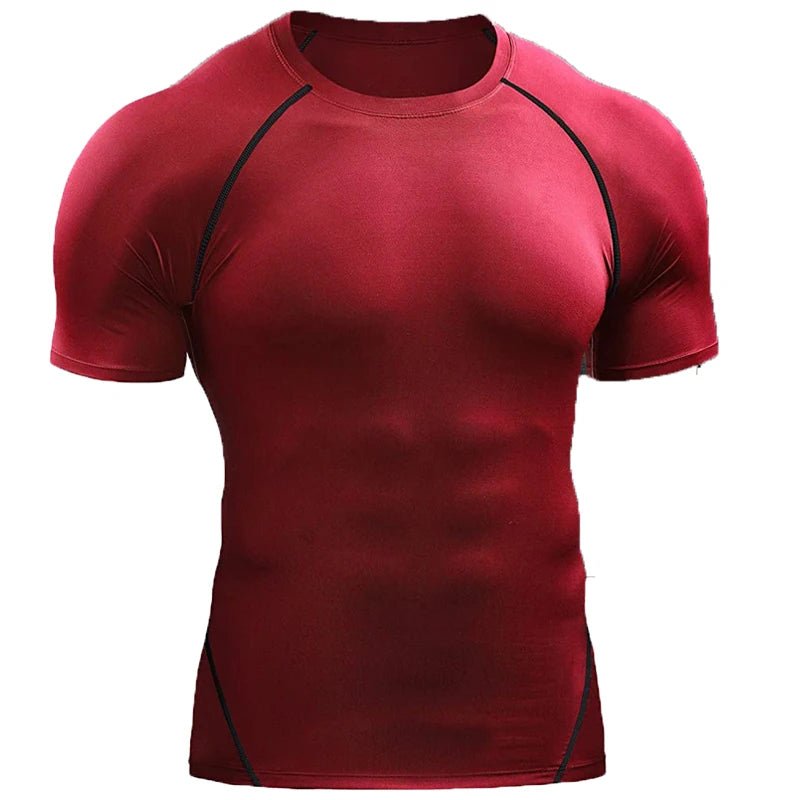 Men’s Compression Quick - Dry Sports T-Shirt Gym - Lia_Store