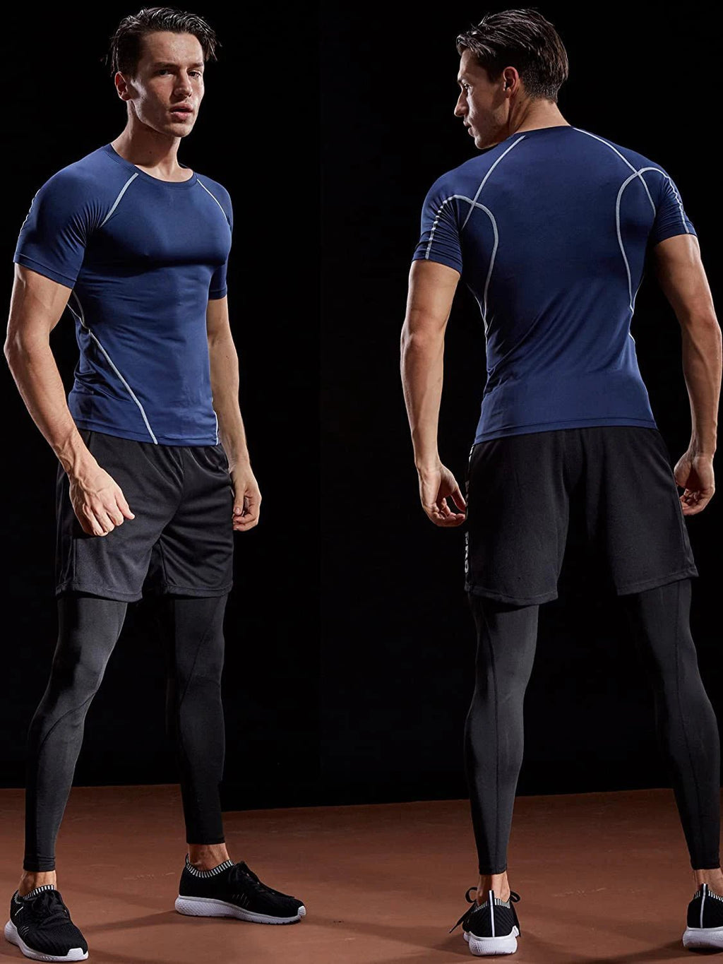 Men’s Compression Quick - Dry Sports T-Shirt Gym - Lia_Store