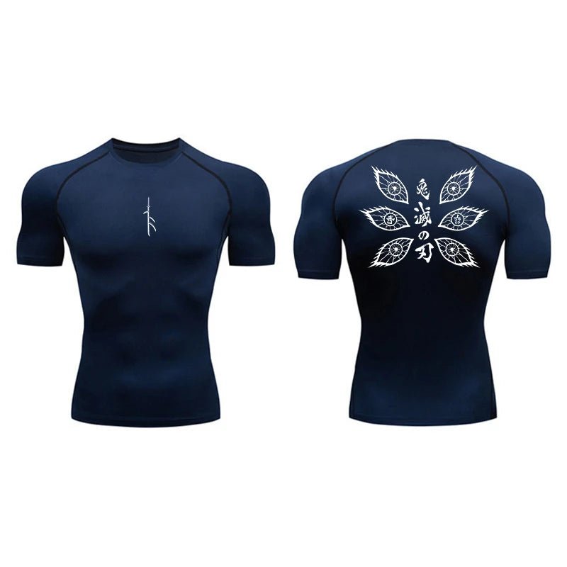 Men’s Graphic Compression Quick - Dry T-Shirt Gym - Lia_Store