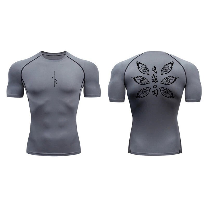 Men’s Graphic Compression Quick - Dry T-Shirt Gym - Lia_Store