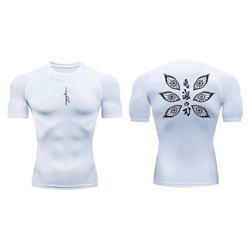 Men’s Graphic Compression Quick - Dry T-Shirt Gym - Lia_Store