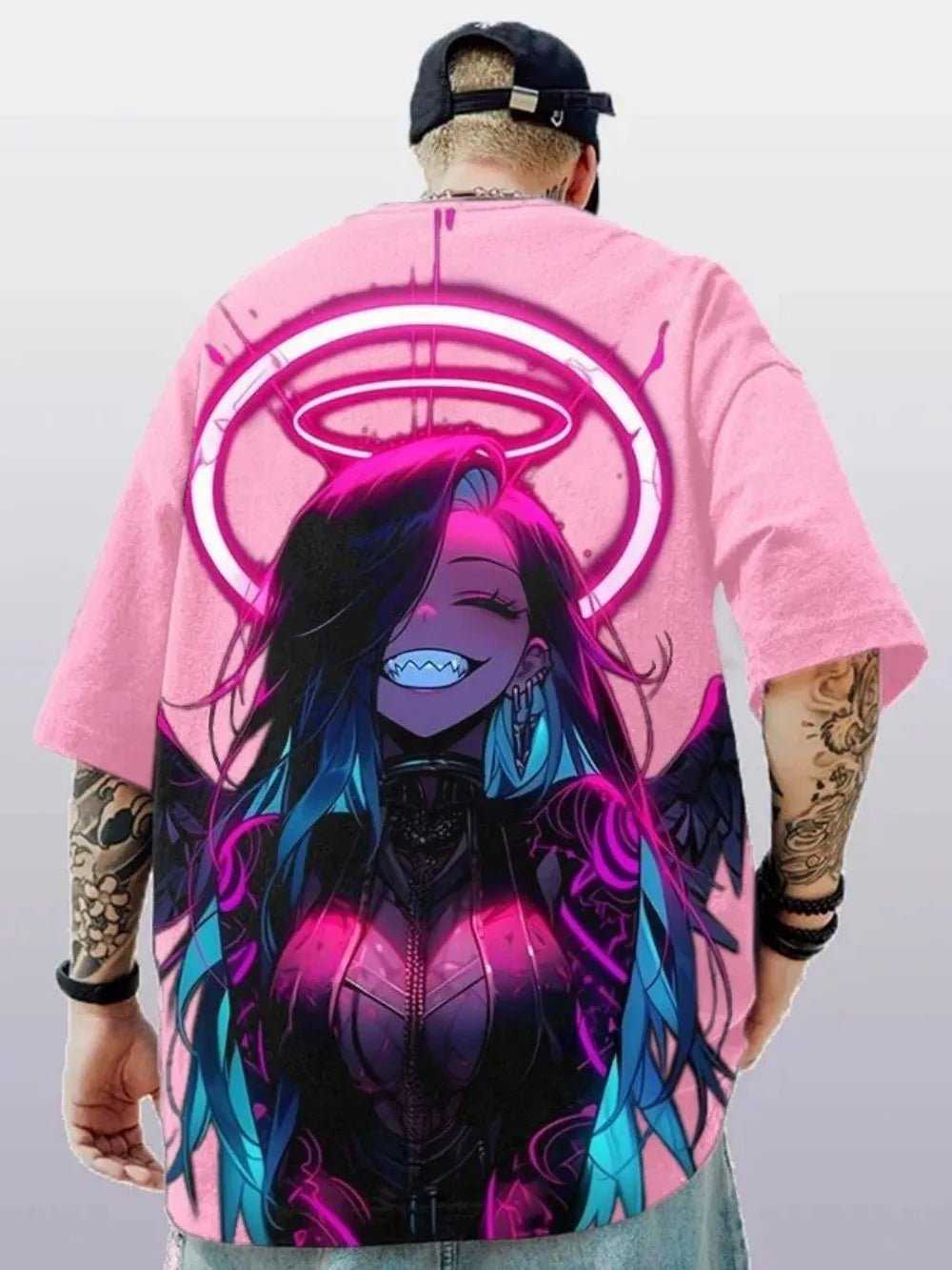 Men’s Quick - Dry Anime Print T-Shirt – Breathable Outdoor Tee - Lia_Store