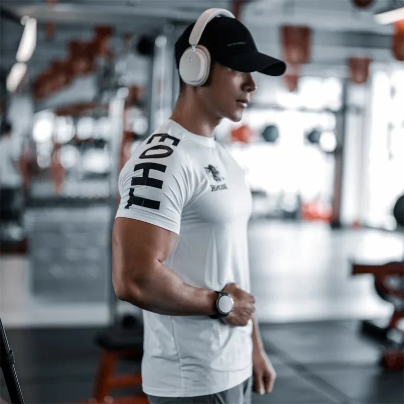 Men’s Quick - Dry Breathable Sports T-Shirt Gym - Lia_Store