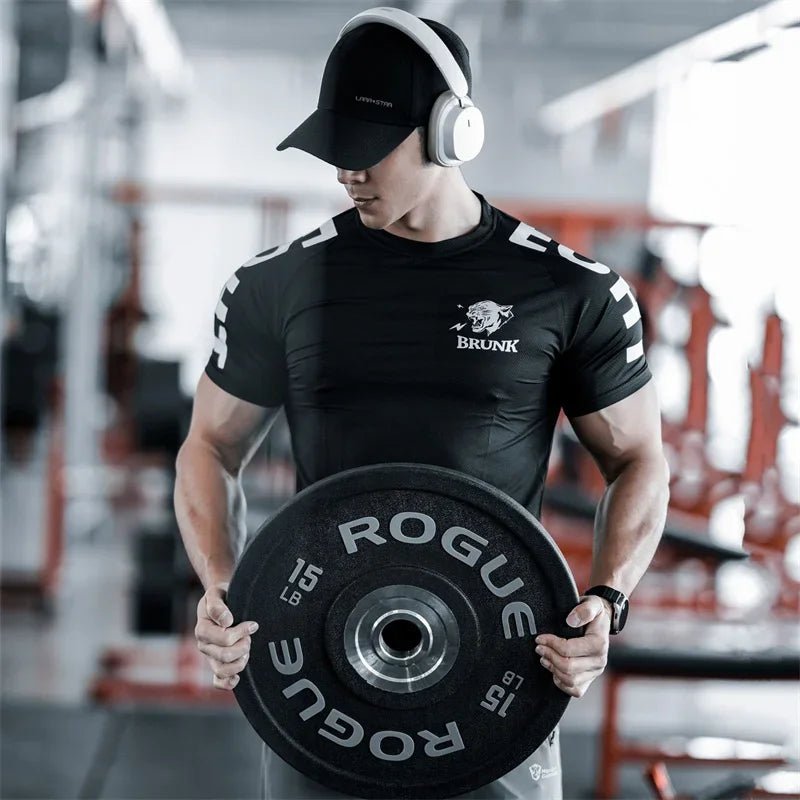 Men’s Quick - Dry Breathable Sports T-Shirt Gym - Lia_Store