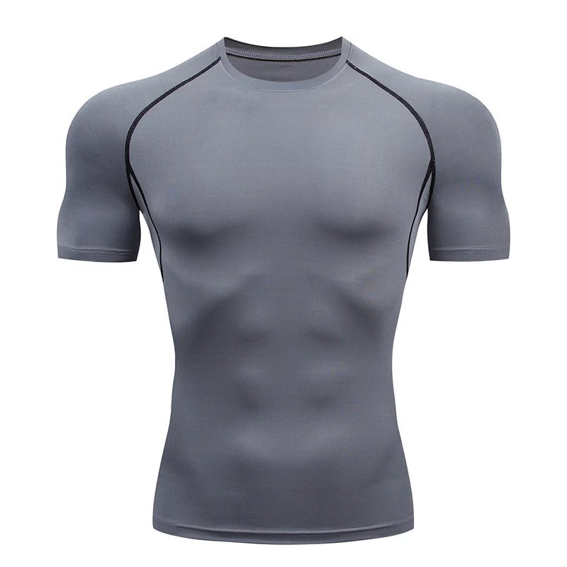 Men’s Quick Dry Compression Gym T-Shirt - Lia_Store