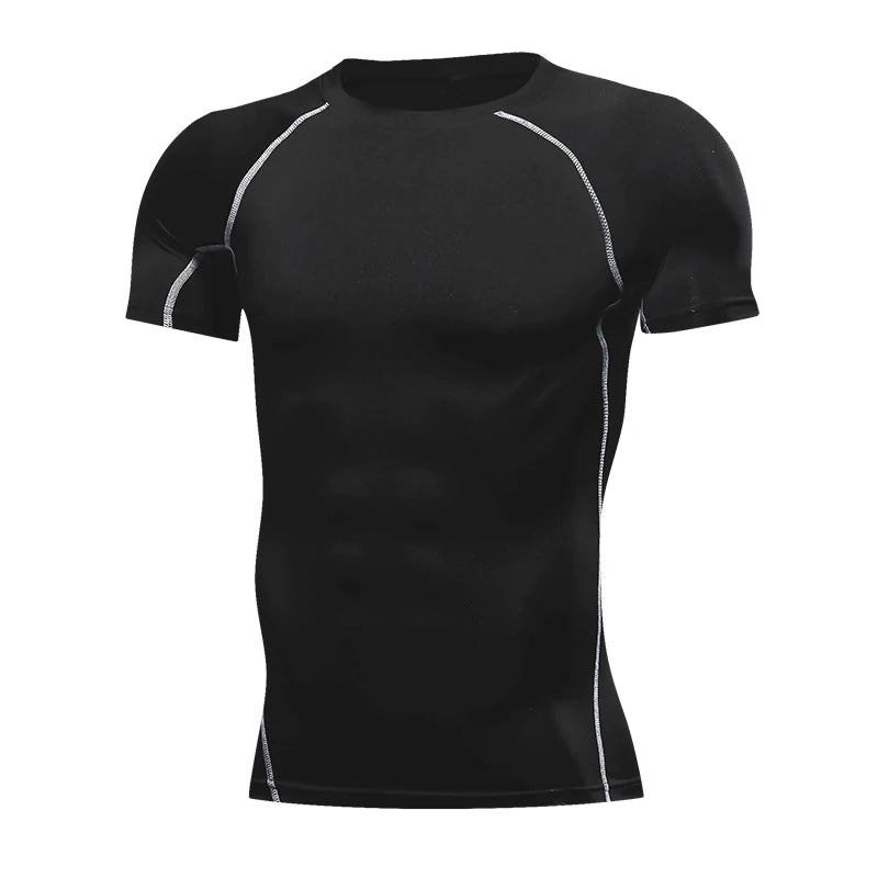 Men’s Quick Dry Compression Gym T-Shirt - Lia_Store
