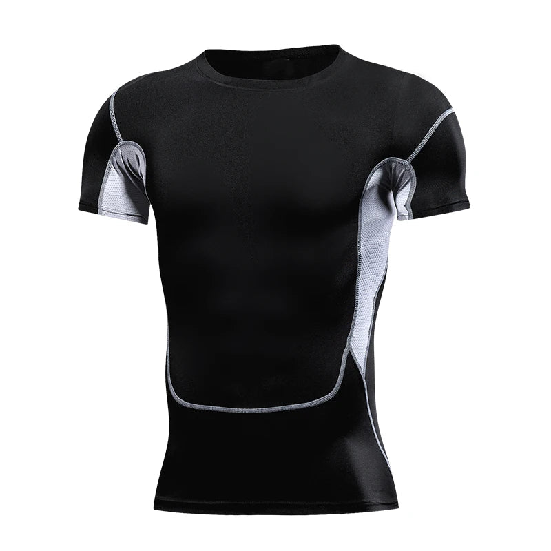 Men’s Quick Dry Compression Gym T-Shirt - Lia_Store