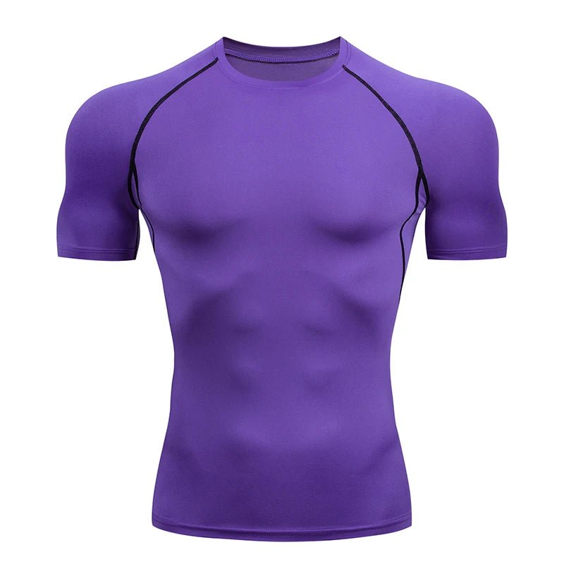 Men’s Quick Dry Compression Gym T-Shirt - Lia_Store