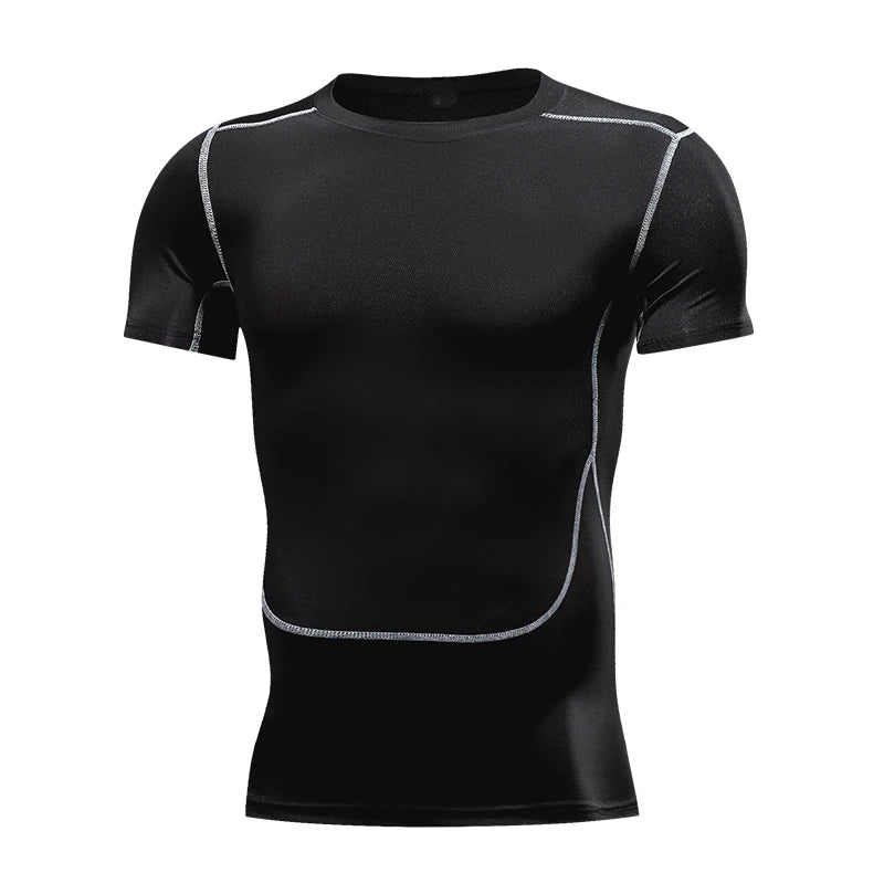Men’s Quick Dry Compression Gym T-Shirt - Lia_Store