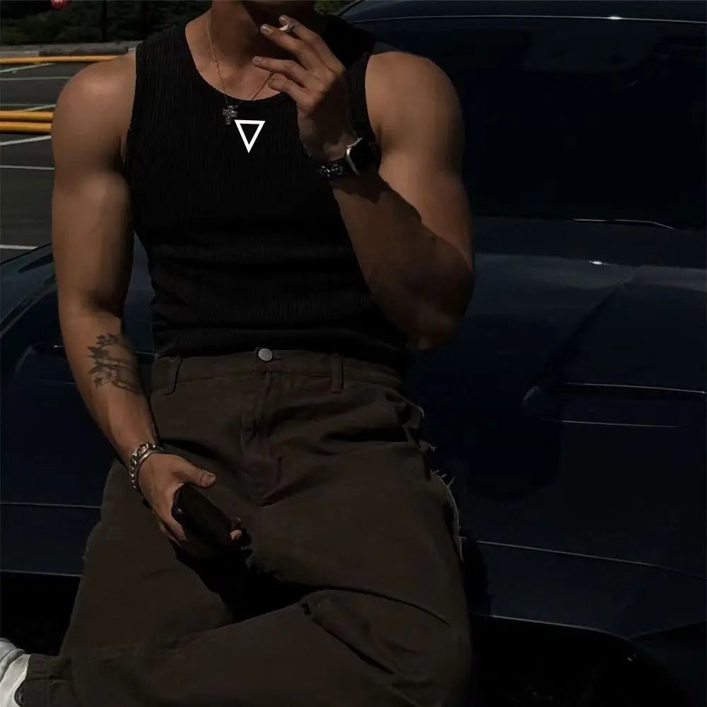 Men’s Quick - Dry Sleeveless Fitness Top - Lia_Store