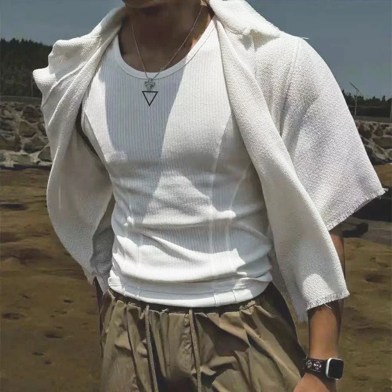 Men’s Quick - Dry Sleeveless Fitness Top - Lia_Store